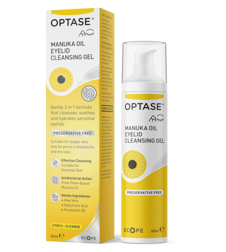 Optase Manuka Eyelid Cleansing Gel
