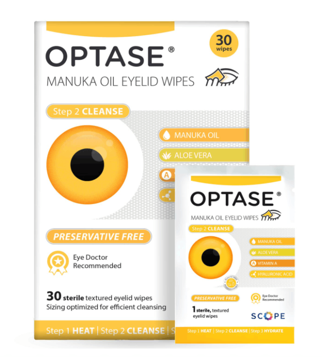Optase Manuka Eyelid Wipes – 30 Pack